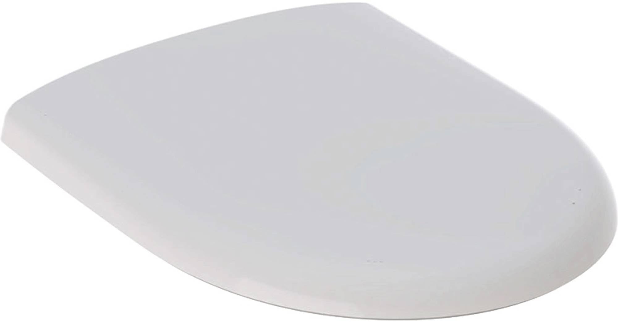 Geberit Renova 573015000 Toilet Seat/Top Fixing Without Soft-Close Mechanism White/Glossy