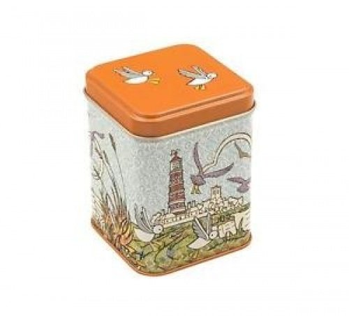 Amelia Bowman Designs Coast Small Square Storage Tin Elite Tins