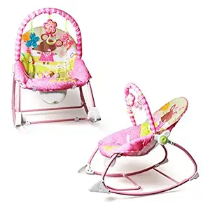 Confidence Musical Rocker and Bouncer Chair for New Born Baby Toddlers (Multicolor)