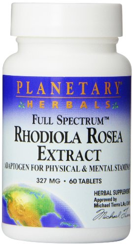 Planetary Formulas Full Spectrum Rhodiola Rosea Extract (327mg) 60 tabs