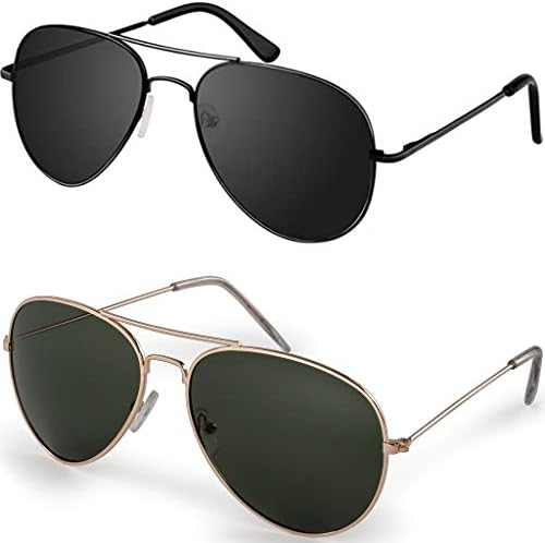 Aviator Men and Women Polarized Sunglasses Metal Frame with UV400
