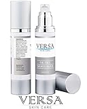 VERSA Oil-free face moisturizer for acne prone skin How to get rid of acne - Advanced dermatology - Aloe, Shea Butter, Cocoa Butter, Witch Hazel, Cucumber, Rosemary & Green Tea extract, 50ml