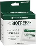 Biofreeze Cold Therapy Pain Relief On-The-Go Singles Gel Packets - 16 ct, Pack of 2