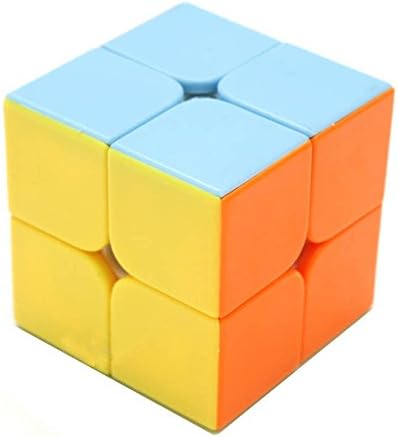 HJXD 2x2x2 Stickerless Magic Cube 1.97 Inch