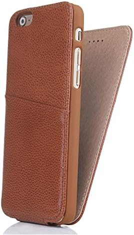 SZEETECH Genuine Leather Case for iPhone 6s / 6,Business Style Wallet Case,Card Slot/Ultra Slim/Leather Case vertical Cover Flip Front and Back(Brown)