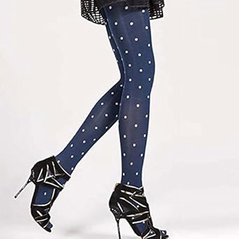 Amazon インポート タイツ 柄タイツ Omsa Cosmos ドット柄カラー