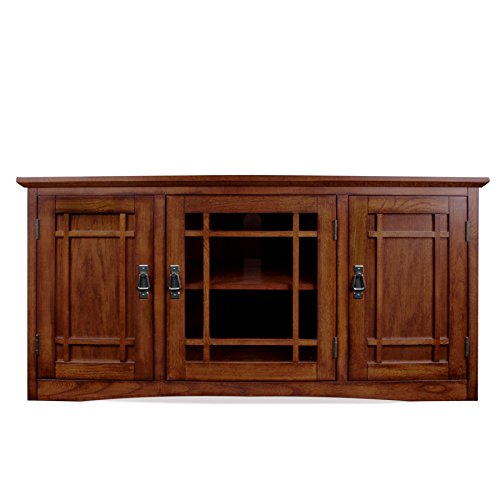Leick Riley Holliday Mission Tall TV Stand, 50Inch, Oak Pricepulse
