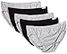 Fruit of the Loom Men's No-Fly Sport Briefs, Black & Gray, Medium(Pack of 5)