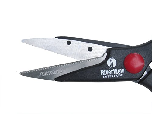 Very Sharp Multi-Purpose Scissors, Reinforced Blade Shears, Left and Right Handed for kitchen sewing garden - Thumbnail 3