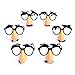 Dazzling Toys Nose, Eyebrows & Mustache Glasses - Pack of 6 Sets