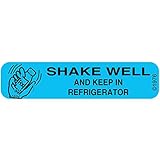 Pharmex 1-40G "Shake Well Keep in" Permanent Paper