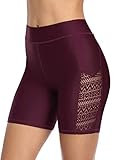 ALove Womens Swim Shorts Crochet Beach Shorts Quick