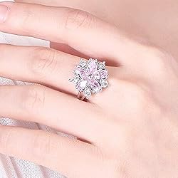 Luxury 925 Sterling Silver Womens Ring Shiny