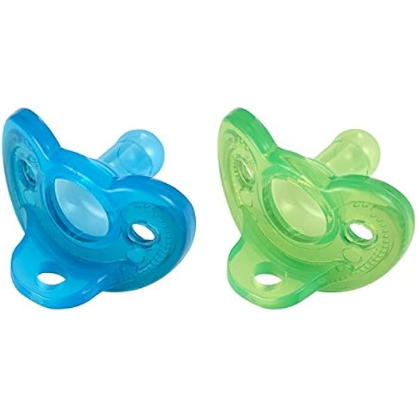 soothie pacifier with nose cut out