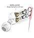 Wired in-Ear Headphone Noise Cancelling Earbuds Stereo Heave Bass Earphones with Micphone Mic Earphones, Crystal Clear Sound Earbuds, Phone Control Compatible with Android, MP3, MP4(Rose Gold)