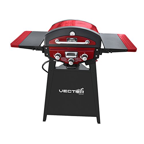 Smoke Hollow VT280RDS-Vts Table Top Grill, Red with Black Stand