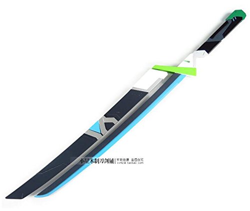 OW Genji New Style Skin Long Sword With Sheath Weapon Cosplay Prop