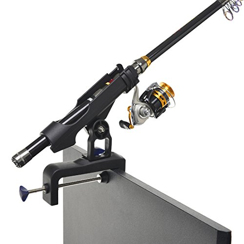 FISHINGSIR-Boat-Rod-Holders-Adjustable-Power-Lock-Fishing-Kayak-Rod-Racks-Pole-Holder-2-Side-Mount-with-Large-Clamp-Opening