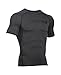 Under Armour Men's Freedom HeatGear Armour Short Sleeve Compression Shirt, Carbon Heather (090), Medium