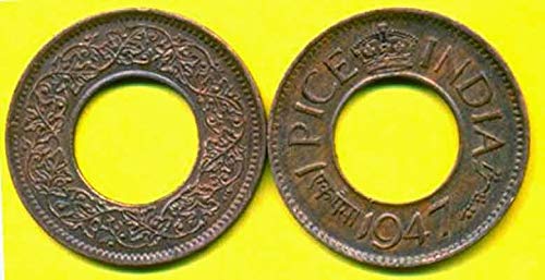 GENERIC-School Collection-Hole Pice Coin of 1947-ONLY for Collection