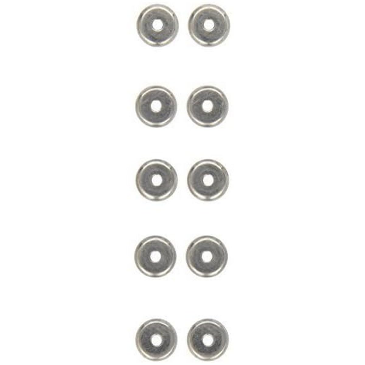 N42 Neodymium Stainless Steel Pot Magnet for Arts, Crafts, Model Making, DIY, Hobbies, Office, and Home - 14mm dia x 3.5mm thick x 3.5mm c/bore - 5.2kg Pull - Pack of 10