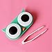 super1798 Cartoon Owl Cute Travel Storage Soak Kit Holder Box Contact Lens Case (Style 2)