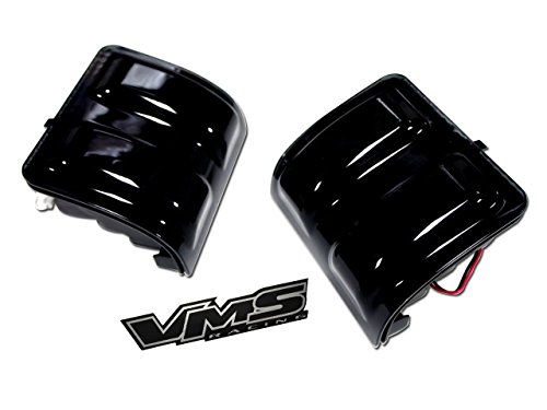 08-16 SMOKE SIDE MIRROR LED Lights Assembly Lenses 2Pc Piece Set Kit SML 264140BK for FORD Superduty Excursion F250 F350 08 09 10 11 12 13 14 15 16 2008 2009 2010 2011 2012 2013 2014 2015 2016