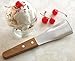 Z Bistro Ice Cream Spade - Sustainable Bamboo Handle - Heavy Duty Ice Cream Scoop - Super Easy Scooping - Safety Tested