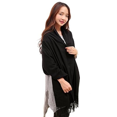 Anboor Cashmere Feel Blanket Scarf Super Soft with Tassel Solid Color Warm Shawl for Women Anboor Cashmere Feel Blanket Scarf Super Soft with Tassel Solid Color Warm Shawl for Women