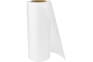 IMTFZCT DTF Transfer Film Roll 13" x 328ft,Double Sided Glossy Clear PreTreat PET Heat Transfer Paper, Cold and Hot Peel, Direct to Film for T-Shirts Textile