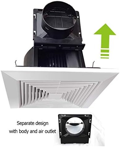 Extractor/Exhaust Fan,8 Inch Bathroom Ceiling Pipe Ceiling Exhaust Fan High Power ZHAOSHUNLI 828