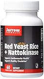 Jarrow Formulas Red Yeast Rice Plus Nattokinase Caps, Supports Cardiovascular Health, 60 Veggie Caps