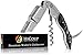 Hicoup Wine Opener - Professional Corkscrews for Wine Bottles w/Foil Cutter and Cap Remover - Manual Wine Key for Servers, Waiters, Bartenders and Home Use - Ying Yang