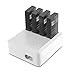 2 PCS Battery Charger for DJI Tello Drone, Rucan 4in1 Multi Battery Charger Hub RC Intelligent Quick Charging (US Plug)