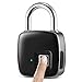 Win-digital Fingerprint Padlock,Waterproof Keyless Padlock, Suitable for Gym,House Door, Suitcase, Backpack,Office, Support USB Charging