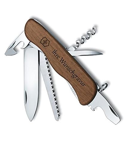 Victorinox Forester Wood mit persönlicher Gravur auf der Klinge oder am Griff