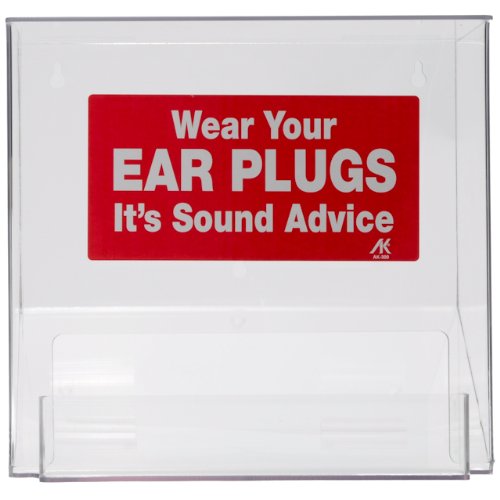AK Ltd. DP Ear Plug Dispenser with Hinged Lid, 1" x 1" x 1"