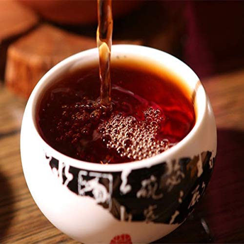 357g (0.787LB) Reifer Pu'er Tee Alter Puer-Tee Reifer Geschmack des ursprünglichen Tees Schwarzer Tee Gekochter Pu-Erh-Tee Pu-Erh-Tee Chinesischer Tee Gesunder Puerh-Tee Roter Tee QiZi cha – Bild 7