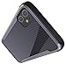DERMAEX Nicexx Designed for iPhone 11 Case with Carbon Fiber Pattern, 12ft. Drop Tested, Wireless Charging Compatible - Black-L8