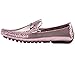 Amali Men’s Perforated Patent Driving Moccasin Loafer Shoe: Style Rila