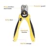 Professional-Grade-Dog-Nail-Clippers-by-Thunderpaws-with-Protective-Guard-Safety-Lock-and-Nail-File-Suitable-for-Medium-and-Large-Breeds Thunderpaws Professional-Grade Dog Nail Clippers with Protective Guard and Safety Lock (Medium to Large Breeds, Yellow)