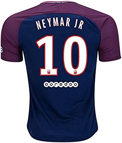 MasonMolly 2017/2018 Paris Saint Germain Neymar 10 PSG Home Soccer Jersey Mens Blue Size L