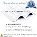 17x12 inch Dry Erase Whiteboard - Magnetic Fridge Calendar - White Board Calendar for Refrigerator