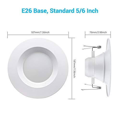 MustWin Smart Retrofit Led Recessed Lighting 6 inch LED Downlight