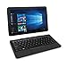 RCA Cambio 10.1 2-in-1 Tablet 32GB Intel Quad Core Windows 10 Black Touchscreen Laptop Computer with Bluetooth and WIFI