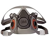 3M Half Facepiece Reusable Respirator 6200, Gases, Vapors, Dust, Paint, Cleaning, Grinding, Sawing, Sanding, Welding, Medium