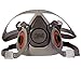 3M Half Facepiece Reusable Respirator 6200, Gases, Vapors, Dust, Paint, Cleaning, Grinding, Sawing, Sanding, Welding, Medium primary