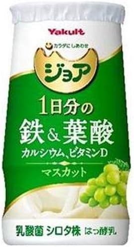 Amazon ヤクルト ジョアm1日分の鉄 葉酸125ml ヤクルト プレーンヨーグルト 通販