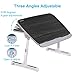 Laptop Desk for Bed, NEARPOW Larger Size Bed Table Laptop Bed Tray, Height and Angle Adjustable Computer Standing Desk Lap Desk with Foldable Legs for Reading and Writing in Bed, Sofa, Couch, Floorthumb 3