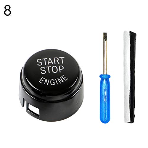 xxiaoTHAWxe Car Engine Start Stop Button Cover for BMW F Chassis F30 F10 F34 F15 F25 F48 8#